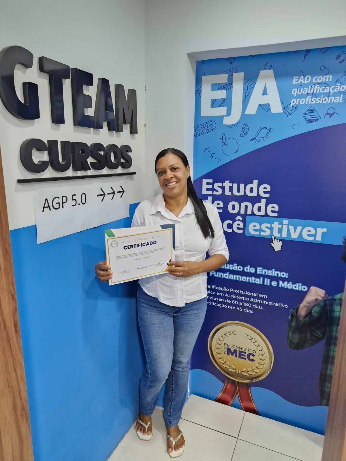 Alunos certificados pela GTEAM
